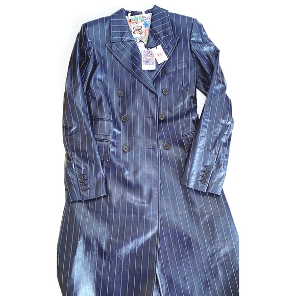 Tommy X Zendaya runway pinstripe trench coat - Picture 5 of 9